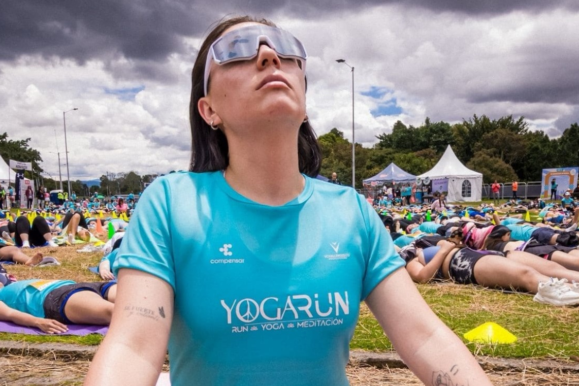 Bogotá vivió la segunda jornada de la clase de yoga más grande del país