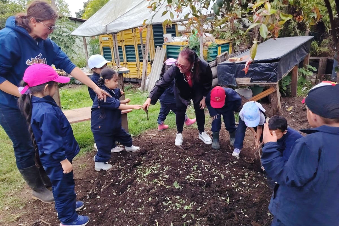 "Cuidados con amor", la visión de los niños frente a las huertas
